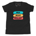 Load image into Gallery viewer, BOLD BRAVE BRILLIANT - SHORT SLEEVE TEE
